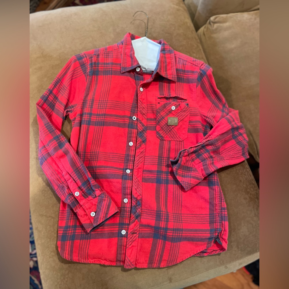 YL Flannel Button-Up